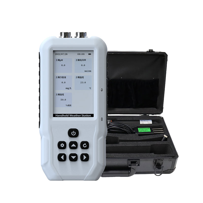 土壤溫濕度電導(dǎo)率含鹽量測定儀